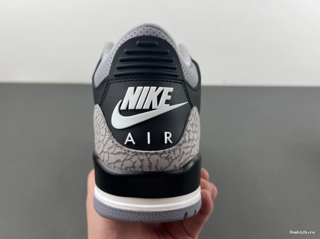 One Kick Black Cement Air Jordan 3 DN3707-010 0716